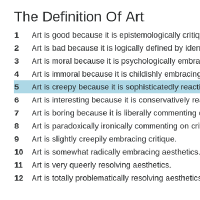 Art Is