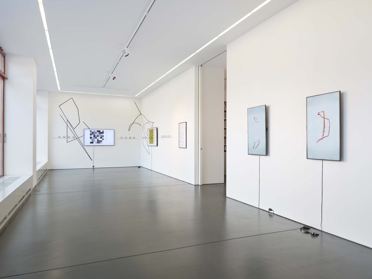 Installation view, Rhea Myers, The Fractionalized Phallus, Galerie Nagel Draxler, Berlin, 2025