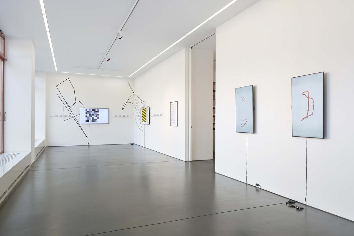 Installation view of The Fractionalized Phallus at Galerie Nagel Draxler, Berlin. Photo: Simon Vogel