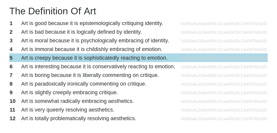 Art Is